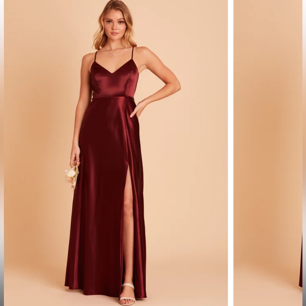 Birdy Grey Satin Cabernet Jay Dress Size Small - worn once - great condition